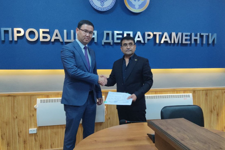 Пробация в Кыргызстане - 20 сентября 2022 года подписано Соглашение между Департаментом пробации и Общественным фондом “ТБ Пи