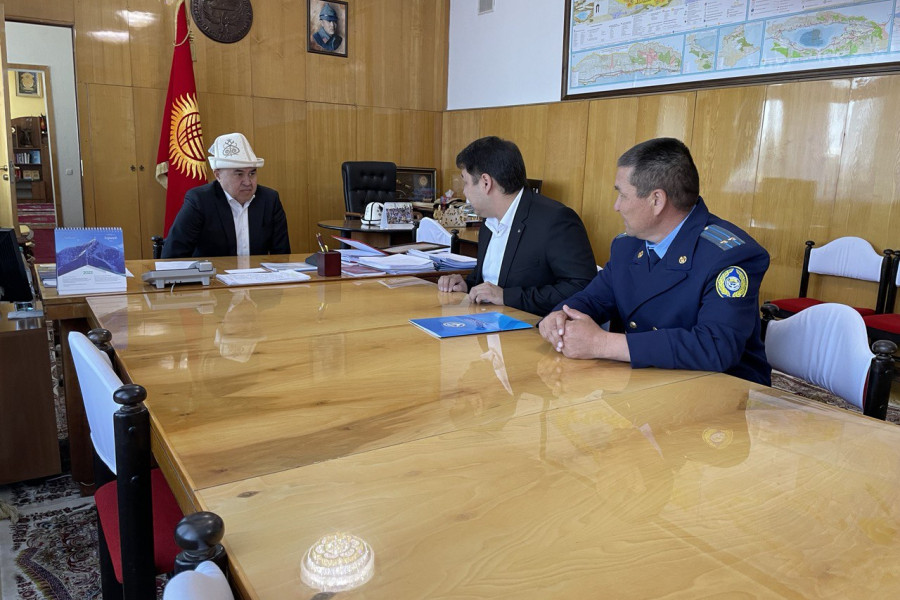 Пробация в Кыргызстане - Встреча с полномочным представителем Президента Кыргызской Республики в Иссык-Кульской области Алтын