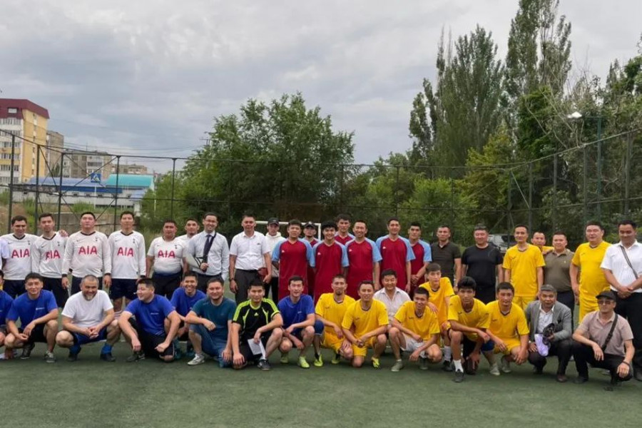 Пробация в Кыргызстане - Cостоялся турнир по футболу совместно с клиентами пробации.